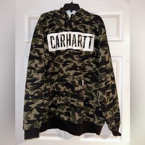 Carhartt Men’s Camo Hoodie- XL Loose Fit